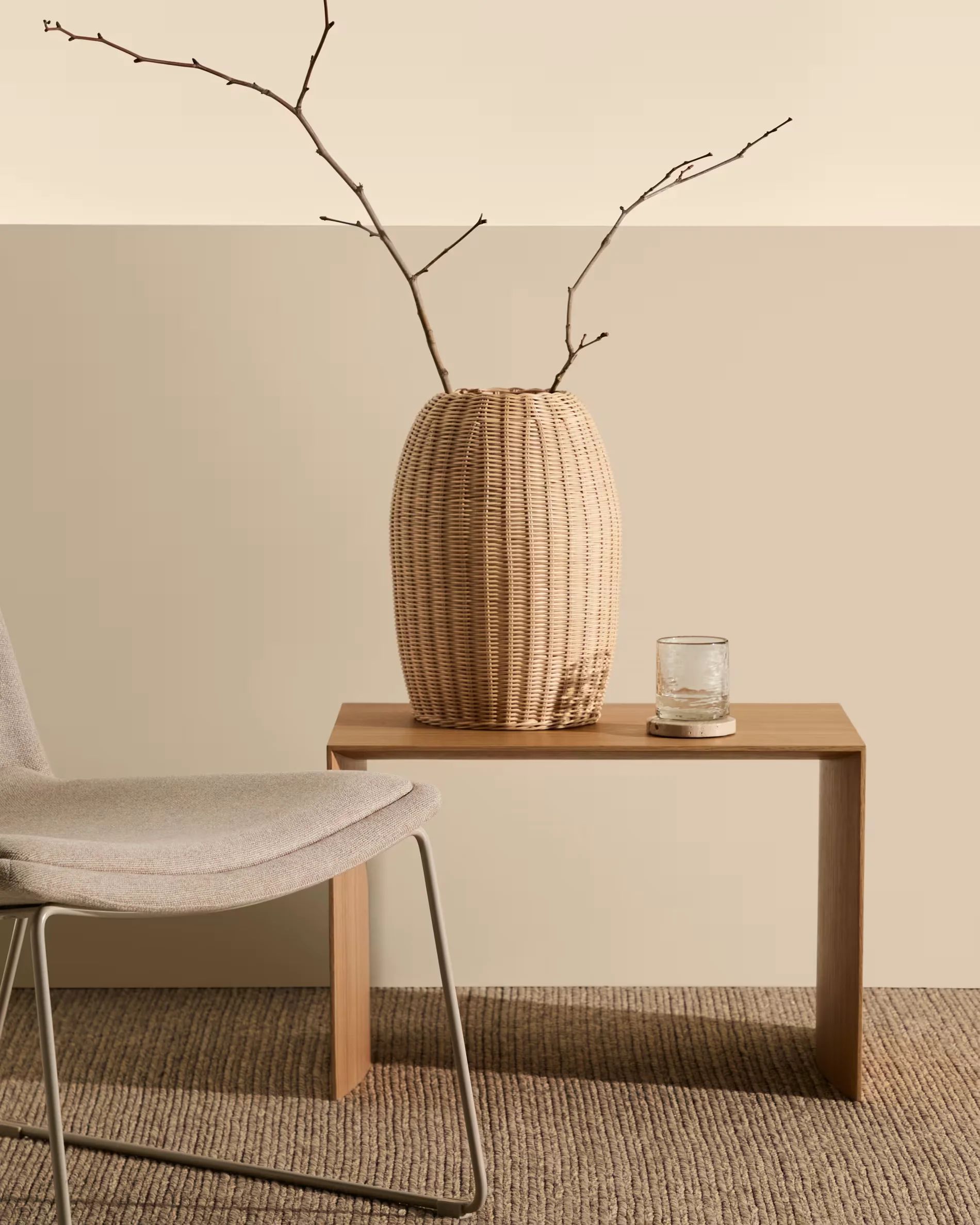 vase en rotin cadeaux beau parents